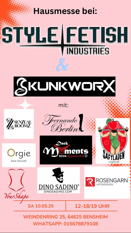 Große Hausmesse bei Stylefetish und Skunkworx am 10.05. – Dino Sadino ist mit dabei!